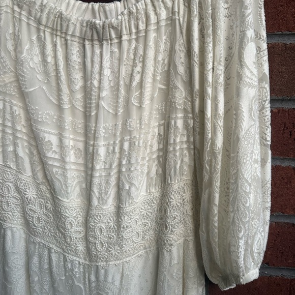 FARM RIO ANTHROPOLOGIE Elliot Off Shoulder Jumpsuit - Picture 6 of 8